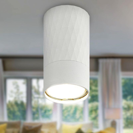 Светильник OL31 WH MR16 GU10 IP20 настенно-потолочный спот бел. ЭРА Б0056375