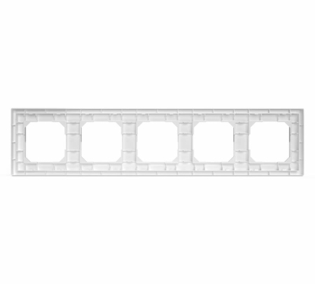 Рамка 5-м Pixel бел. TOKOV ELECTRIC TKE-PX-RM5-C01