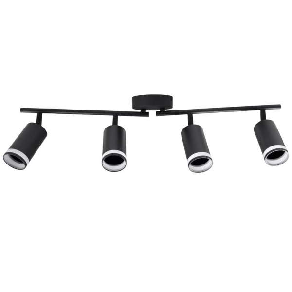 Светильник PCL-0204 4xGU10 IP20 230В BL настен./потолочн. декор. под лампу JazzWay 5066502