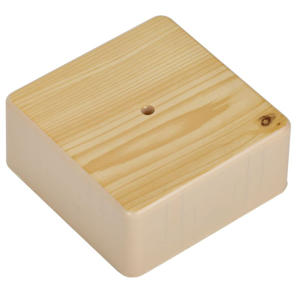 Коробка распаячная ОП 100х100х44 IP20 КМ41222-04 (6 клем. 6кв.мм) сосна IEK UKO10-100-100-044-K34