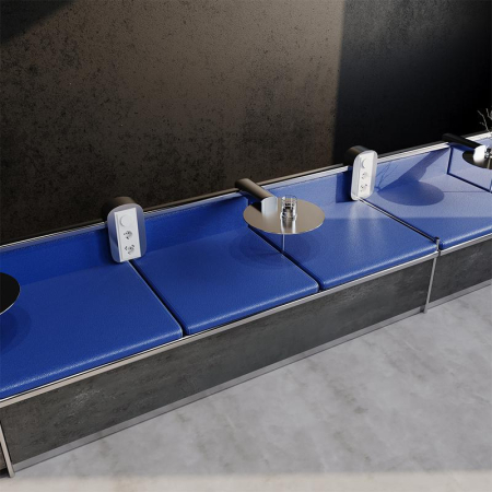 Рамка 3-м S70 стеклян. бел. Voltum VLS110301