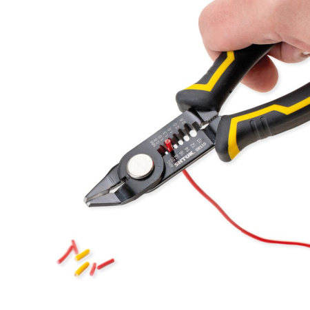 Кусачки диагональные 150мм снятие изоляции 0.8-2.6мм (08510) SHTOK 376314