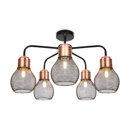 Светильник Agata 60Вт E27х5 IP20 потолочн. Freya FR4011CL-05BBS