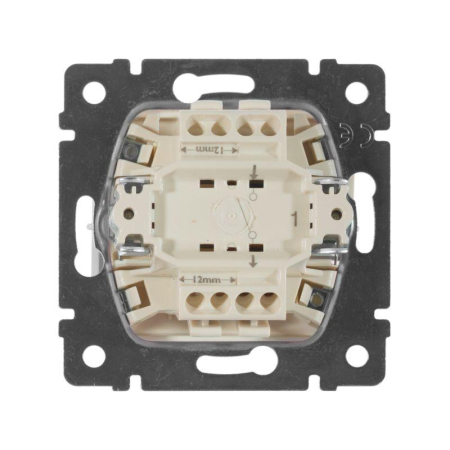 Выключатель 1-кл. СП Valena 10А IP31 250В механизм сл. кость IEK 774301