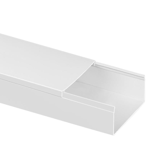 Кабель-канал 100х40 L2000 пластик бел. TOKOV ELECTRIC TKE-KK-100-40-2000-WH