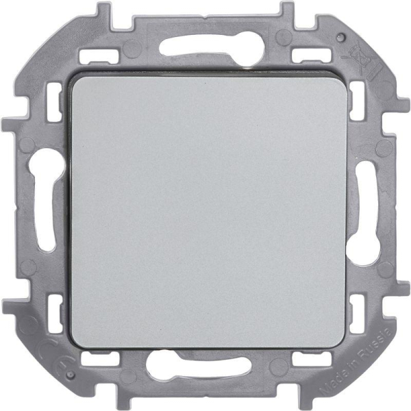 Выключатель 1-кл. Inspiria 10А IP20 250В 10AX механизм алюм. IEK 673602