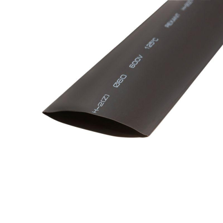 Трубка термоусадочная ТУТ нг 60.0/30.0 черн. 1м Rexant 25-0060