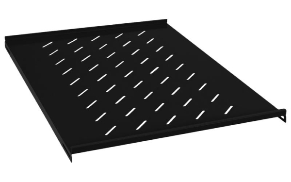 Полка SH-J018-FC-1000-BK 19дюйм Г=700мм перфорир. для напольных шкафов Г=1000мм черн. RAL 9004 Cabeus 8624c
