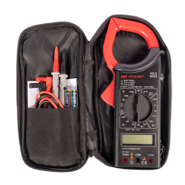 Клещи токовые цифровые "PROLINE" KT 266F КВТ 79133