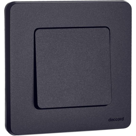 Выключатель 1-кл. Inspiria 10А IP20 250В 10AX механизм антрацит IEK 673603