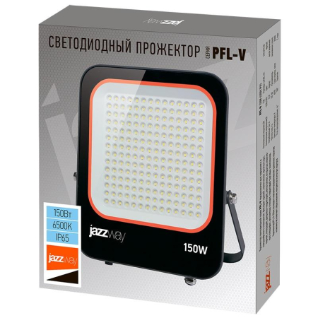 Прожектор светодиодный PFL-V 150Вт 6500К IP65 ДО JazzWay 5039773