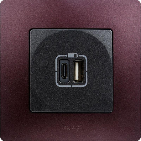 Рамка 1-м Etika сливовый IEK 672561