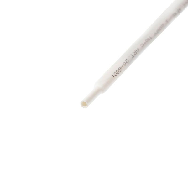 Трубка термоусадочная ТУТ нг 6.0/3.0 бел. 1м Rexant 20-6001