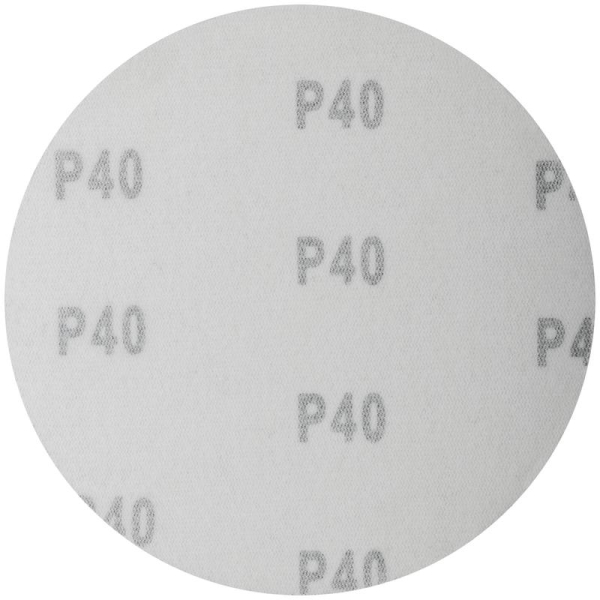 Круг шлифовальный сплошной (липучка) алюм./оксид 125мм Р 40 (уп.5шт) FIT 39652