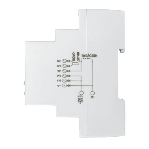 Терморегулятор цифровой RX-257 программируемый c диапазонами работы (на DIN-рейку) Rexant 51-0821