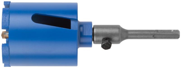 Коронка кольцевая по бетону алмазная безударная в сборе SDS-PLUS 5 зубьев 68мм MOS 33472М