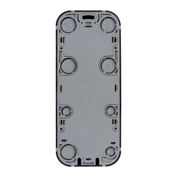 Розетка 3-м ОП Quteo 16А IP20 250В 3х2P+E с заземл. защ. шторки черн. матов. IEK 782473