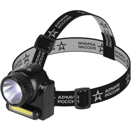 Фонарь светодиодный налобный аккумуляторный GA-501 АР "Гранит" 3ВтCOB+3ВтLED ближний и дальний свет (картон. упак.) Эра Б0030185