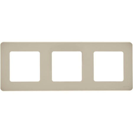 Рамка 3-м Inspiria сл. кость IEK 673951