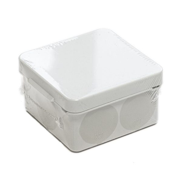 Коробка распределительная ОП для прямого монтажа двухкомпонентн. безгалогенная (HF) 70х70х40 Промрукав 60-0200