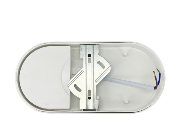 Светильник светодиодный WP 15 C 12W OP 840 W10L22 WH MDM 220х106х60мм 12Вт 4000К IP65 ЖКХ овал. пылевлагозащ. с датчиком движения бел. Русский Свет 15071524500