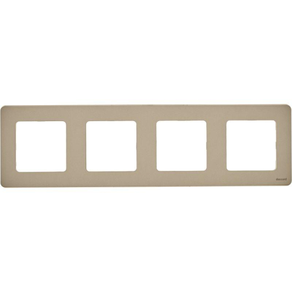 Рамка 4-м Inspiria шампань IEK 673968
