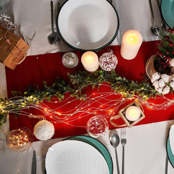 Гирлянда "Роса" 100м 1000LED тепл. бел. с трансформатором Neon-Night 303-236