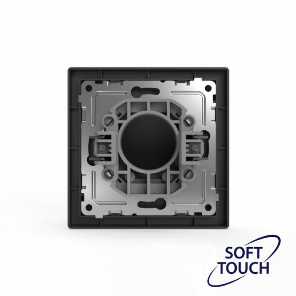 Вывод кабеля СП Pixel IP20 механизм карбон TOKOV ELECTRIC TKE-PX-CP-C14