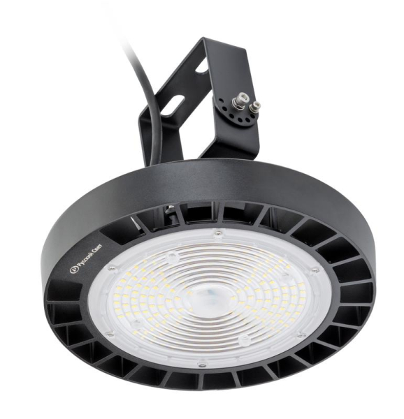 Светильник ДСП IB 10 S 100W W 850 BK LED Highbay D257xH111мм 100Вт 5000К IP65 подвес черн. Русский Свет 16091023046