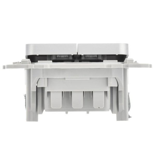 Выключатель 2-кл. СП FLITE ВС12-1-0-ФлА 10А механизм алюм. IEK FI-V20-0-10-1-K47