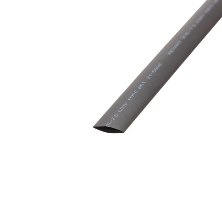 Трубка термоусадочная ТУТ нг 15.0/7.5 черн. 1м REXANT 21-5006