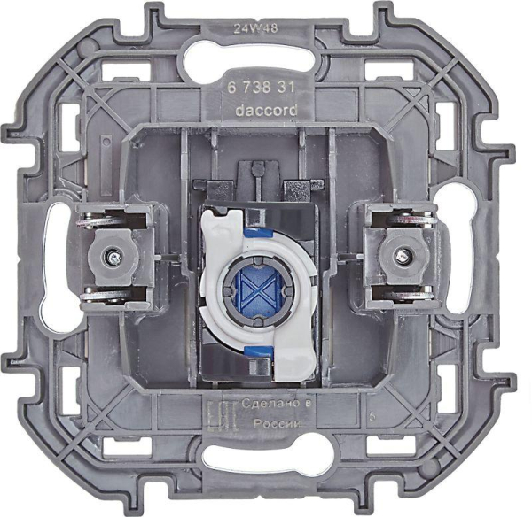 Розетка компьютерная Inspiria RJ45 кат.6 UTP механизм сл. кость IEK 673831