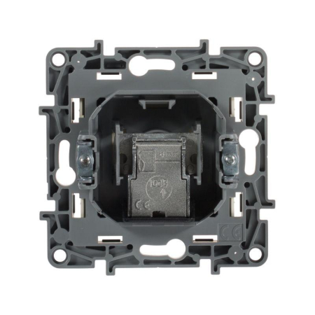 Розетка телевизионная оконечная TV СП Etika 5дБ 5-862МГц механизм сл. кость IEK 672365