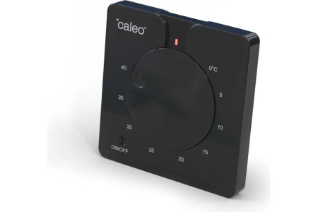 Терморегулятор C430 black встраиваемый аналоговый 3.5кВт CALEO 0К-00000791
