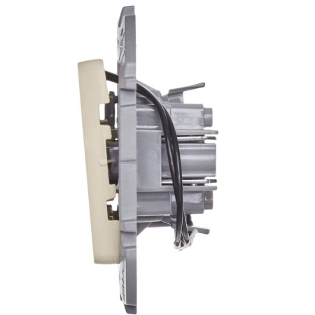 Выключатель 1-кл. Inspiria 10А IP20 250В 10AX с подсветкой/индикацией механизм сл. кость IEK 673611