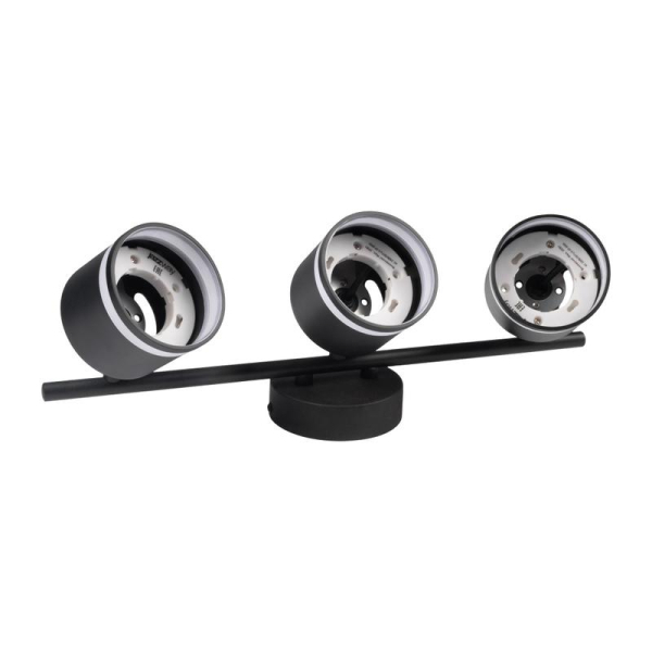 Светильник PCL-0703 max 20Вт (каждая лампа) 3xGX53 IP20 230В BL настен./потолочн. декор. под лампу JazzWay 5066847