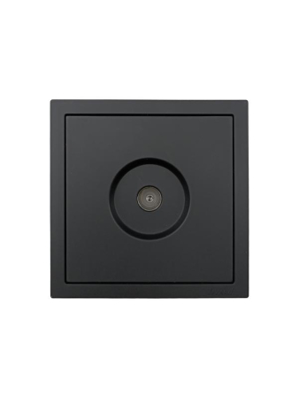 Розетка ТВ оконечная СП ZIMA IP20 черн. бархат LEZARD 704-4288-130