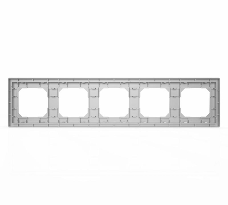 Рамка 5-м Pixel алюм. TOKOV ELECTRIC TKE-PX-RM5-C03