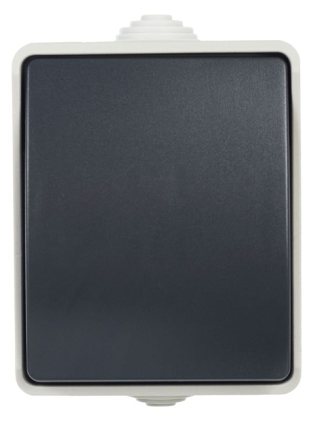 Выключатель кнопочный 1-кл. ОП Форс 10А IP54 ВСк20-1-0-ФСр сер. IEK EVS13-K03-10-54-DC