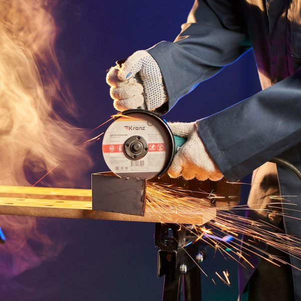 Диск отрезной по металлу 125х1.2х22.23мм Kranz KR-90-0913