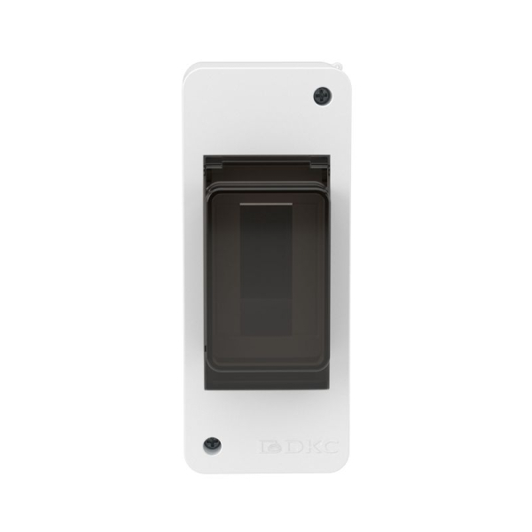 Щиток настенный Фрейм (FRAME) 2мод. IP41 с тонированной дверцей бел. DKC F02W0WD