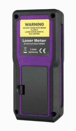 Рулетка лазерная Reel PRO GM60 фиолет. Ermenrich 84645