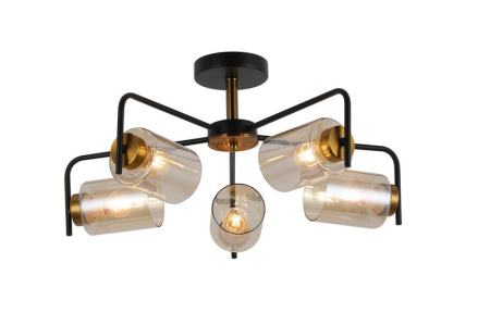 Люстра Liberta 60Вт E27х5 IP20 Freya FR4014PL-05BBZ