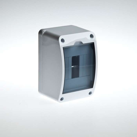 Бокс ОП Тусо 4мод. IP40 бел./прозр. двер. Ruvinil 68304