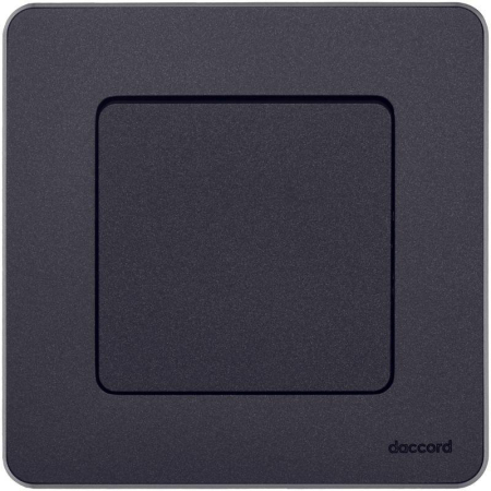 Переключатель 1-кл. Inspiria 10А IP20 250В 10AX механизм антрацит IEK 673653