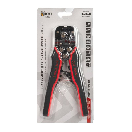 Инструмент для снятия изоляции WS-25 ПРОФИ КВТ 104425