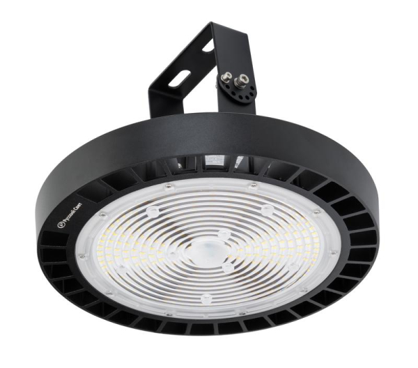 Светильник ДСП IB 10 S 150W W 850 BK LED Highbay D298xH112мм 150Вт 5000К IP65 подвес черн. Русский Свет 16091023049