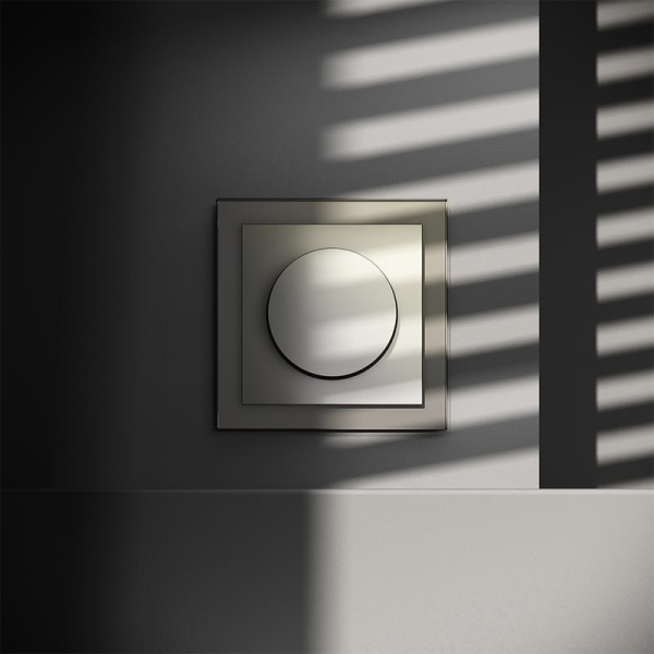 Светорегулятор поворотно-нажимной СП S70 600Вт механизм шелк Voltum VLS070304