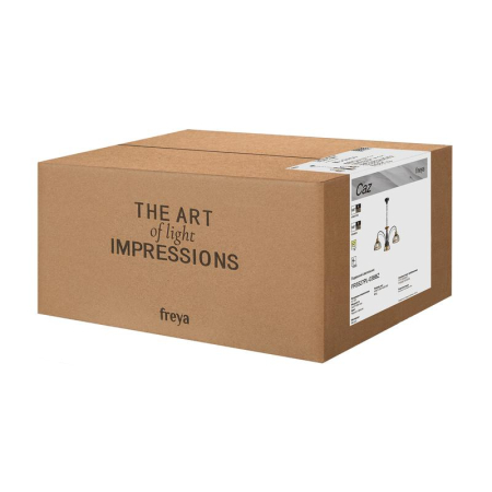 Светильник Caz 3х60Вт E27 IP20 подвесной Freya FR5527PL-03BBZ