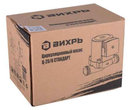 Насос циркуляционный Ц-25/6 СТАНДАРТ Вихрь 68/7/7